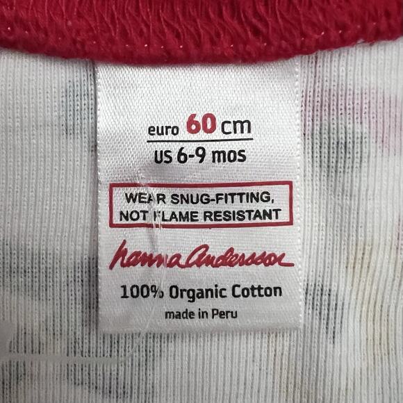 Hanna Andersson Sleeper Boys Size 6-9M Construction Trucks Zip Organic Cotton - Picture 5 of 5